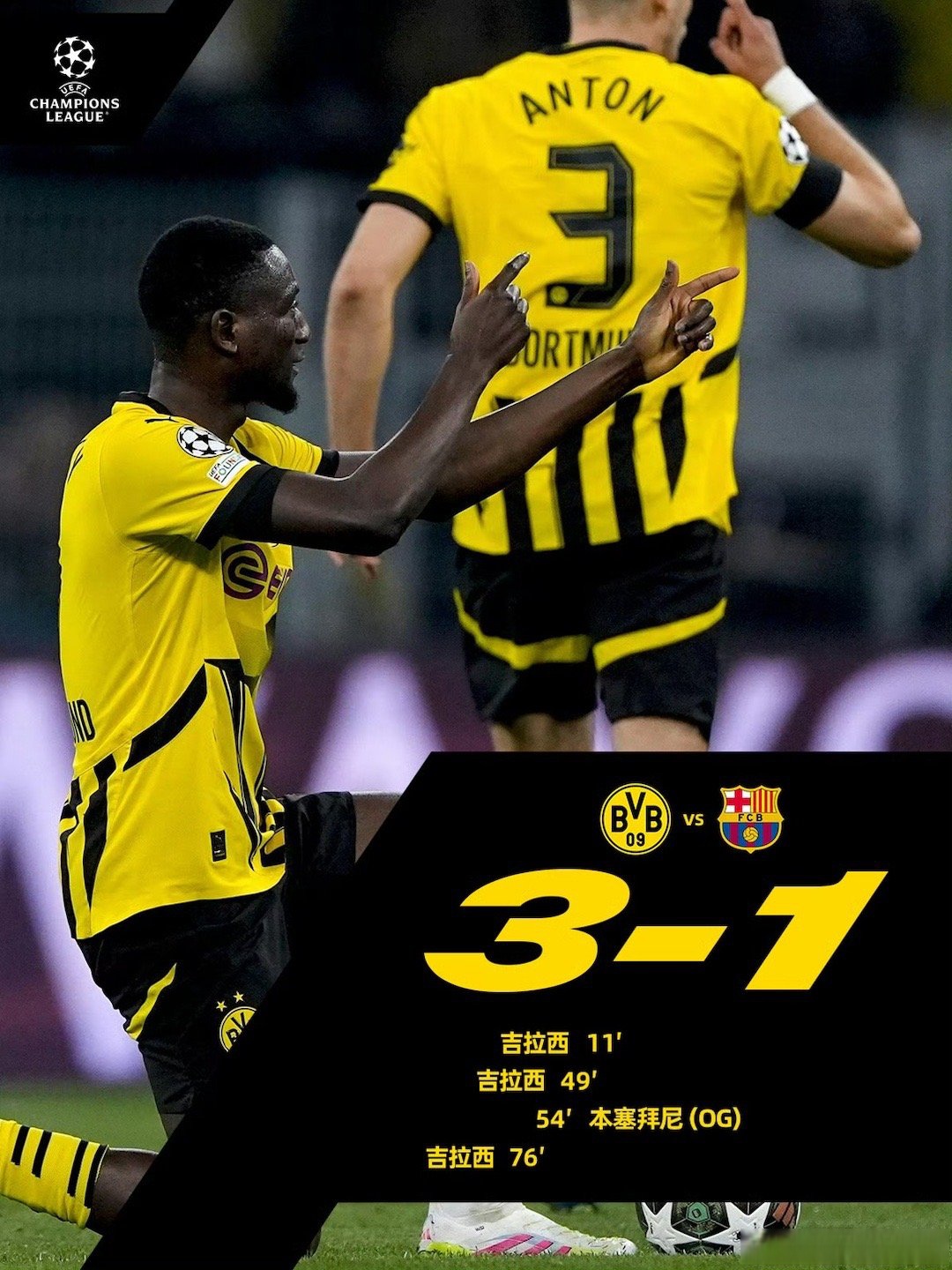 雷火电竞app-多特蒙德再次登上德甲榜首，领跑积分榜