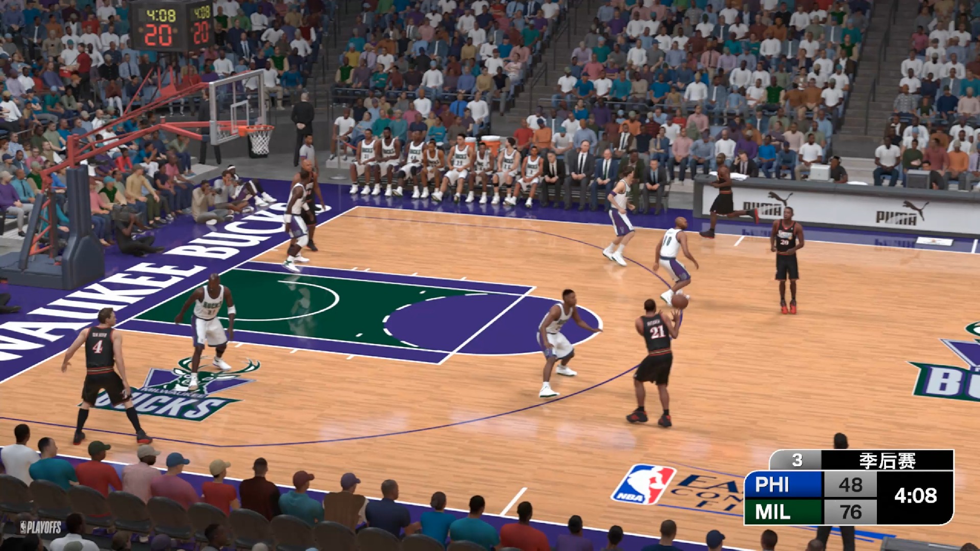 场面火爆！NBA2K观众席沸腾不已