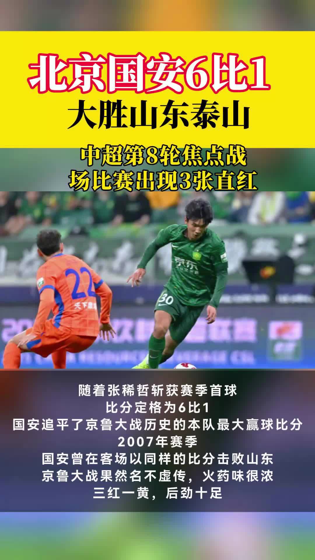 北京国安主场大胜，排名继续攀升